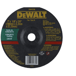Disco Corte Concreto 180mm (7´´) Dewalt DW44740 - ... - FERTEK FERRAMENTAS