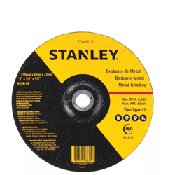 Disco Desbaste 9-250mm Stanley STA0415 - 1280 - FERTEK FERRAMENTAS