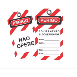 Etiqueta de bloqueio flexivel sem filme Tagout ETF... - FERTEK FERRAMENTAS