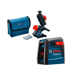 Nivel a Laser Linhas Vermelha GLL 212 Bosch 060106... - FERTEK FERRAMENTAS