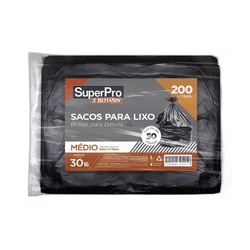 Saco de Lixo Reforcado 200L Superpro PCT 50 SP1820... - FERTEK FERRAMENTAS