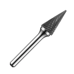 Lima Rotativa Metal Duro CONICA Tungstenio haste 1... - FERTEK FERRAMENTAS