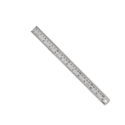 Regua Escala Metrica em Inox 150mm Carbografite 01... - FERTEK FERRAMENTAS