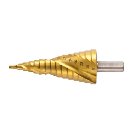 Broca Escalonada 4mm a 32mm 15 Etapas Profissional... - FERTEK FERRAMENTAS