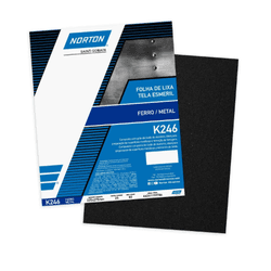 Lixa Ferro G36 225X275 Norton 66261199783 - 9005 - FERTEK FERRAMENTAS