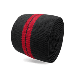 Elástico Munhequeira Preto / Vermelho - Elástico E... - FILASTIC