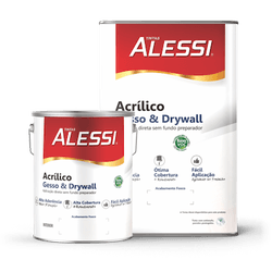 Alessi Acrilico Fosco Gesso & Drywall Branco 18L - FITZTINTAS