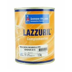 LAZZURIL MASSA RAPIDA CINZA 1,2KG - FITZTINTAS