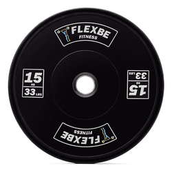 Anilha Olímpica Bumper Crossfit 15kg Flexbe Fitness - Flexbe Fitness