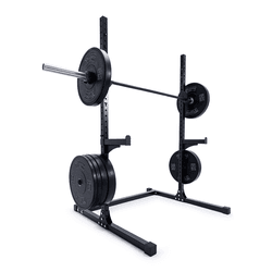 Kit Treino Completo com Squat Rack de 1.80, Barra de 20kg, Anilhas e Acessórios - FlexFit Franca