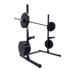 Kit Treino Completo com Squat Rack de 1.80, Barra de 15kg, Anilhas e Acessórios - FlexFit Franca