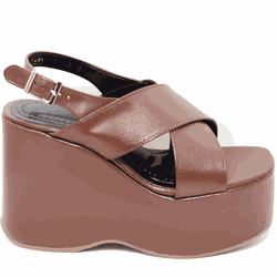 Sandália Feminino Anabela Plataforma 182174 Floter... - Flor da Pele Calçados Femininos