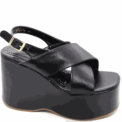 Sandália Feminino Anabela Plataforma 182174 Floter... - Flor da Pele Calçados Femininos