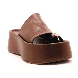 Sandália Tamanco Flat Plataforma Salto Alto 5001 F... - Flor da Pele Calçados Femininos