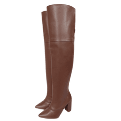 Bota Over 2 em 1 Feminina Salto Alto e Grosso 1822... - Flor da Pele Calçados Femininos