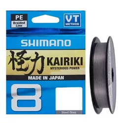 Linha Multifilamento Shimano Kairiki 8 PE 8 fios - c/ 150m Cor Cinza