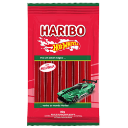 BALA DE GELATINA STICKS HOT WHEELS MELANCIA 80 G - PADRÃO FONZAR