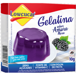 GELATINA ZERO LOWÇUCAR AMORA 10 G - PADRÃO FONZAR