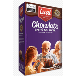 CHOCOLATE EM PO LUAL SOLUVEL 50% 200 G (9550) - PADRÃO FONZAR