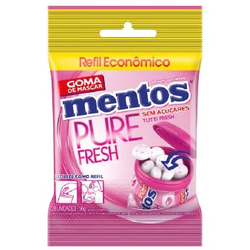 MENTOS PURE FRESH TUTTI FRUTTI REFIL 56 G ( BAG ) - PADRÃO FONZAR