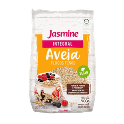 AVEIA EM FLOCOS FINOS INTEGRAL JASMINE 400 G - PADRÃO FONZAR