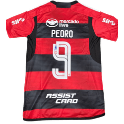 Flamengo Home 23-24 - Pedro 9 + Patrocínio - Torce... - Tailandesas Atacado