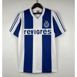 Camisa Porto Home I 90/93 - Azul e Branca - Torced... - FUTCAMISA