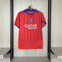 Camisa PSG Third III 25/26 - Vermelha/Azul - Torce... - PRONTA ENTREGA 