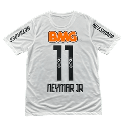 Camisa Retro Santos Neymar JR 11 - 11/12 Masculina... - Tailandesas Atacado