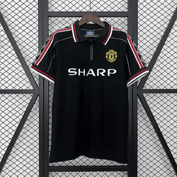 Camisa Retrô Manchester United Home I 1998 - Verme... - Tailandesas Atacado
