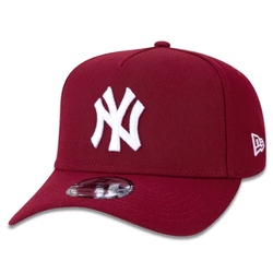 Boné 9FORTY A-Frame Snapback Aba Curva MLB New York Yankees ... - 775 Franca
