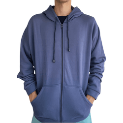 Moletom Ganguru Liso Aberto Ziper A... - 775 Franca