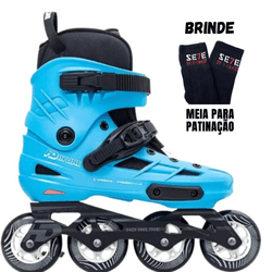 Patins New Skull II Azul Inline HD ... - 775 Franca