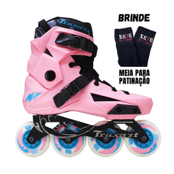 Patins Inline Freestyle Revolt Rosa... - 775 Franca