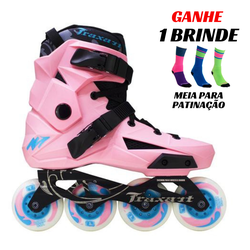 Patins Inline Freestyle Revolt Rosa Abec 9 Traxart - 8694332... - 775 Franca