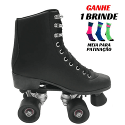 Patins Quad Midinight Preto Base Nylon OWL