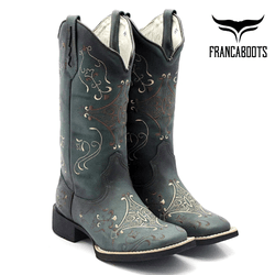 BOTA TEXANA FEMININA FRANCA BOOTS HOPPER - 201952a - FRANCABOOTS 