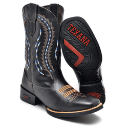 BOTA TEXANA COUNTRY MASCULINA BORDADA - LINHA ECO ... - FRANCABOOTS 