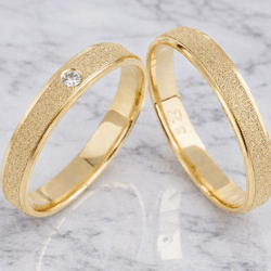 Par de Alianças Hera 18K - HER-3MM-18K - Gerlu Joias