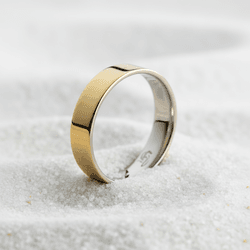 Par de Alianças America - ALPO-15 - Gerlu Joias