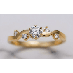 Anel Pollux Ouro 14K Casamento - PLX-14K - Gerlu Joias