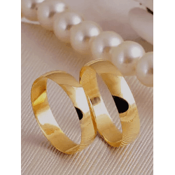 Par de Alianças Legado 18K - LEGADO-18K - Gerlu Joias