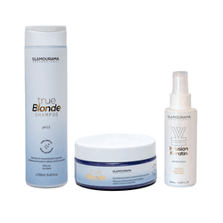 Kit True Blonde e Infusion Keratin - kit10 - GLAMOUR WEB