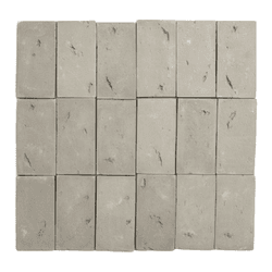 Rettangolo Terracota Grigio Escuro - Plaza Revestimentos 