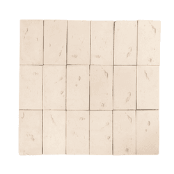 Rettangolo Terracota Bianco - Plaza Revestimentos 