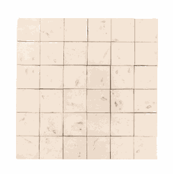 Quadratto Terracota Bianco - Plaza Revestimentos 