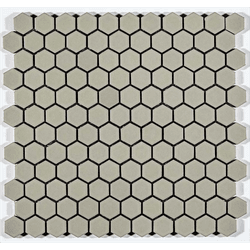 Pastilha de Porcelana Hexagonal - Aveiro 1,43m² At... - Plaza Revestimentos 