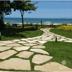 Cacão Pisada de Jardim Mesclada - Plaza Revestimentos 