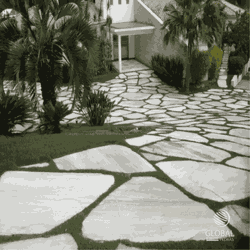 Cacão Pisada de Jardim Branca - Plaza Revestimentos 