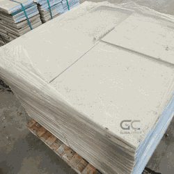 Pedra São Tomé Tipo Exportação Branca - 30 X 30cm... - Plaza Revestimentos 